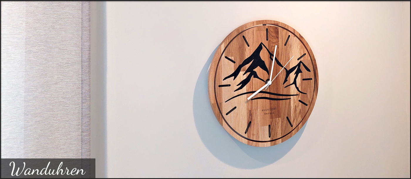Holz-Wanduhren #1