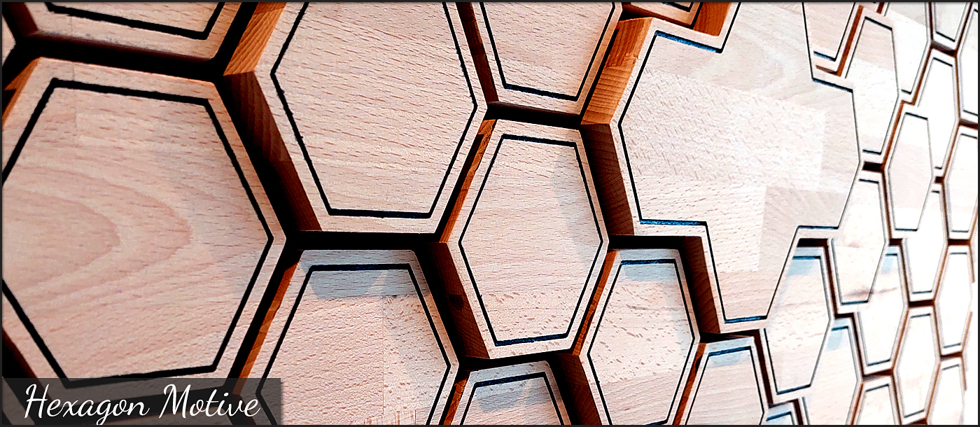 Holzmotive-Hexagon #5
